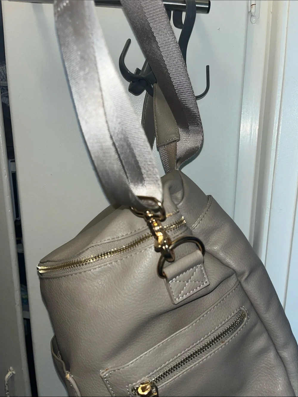 Miss Fong Women's Neutral Taupe Baby Bag Backpack Tote